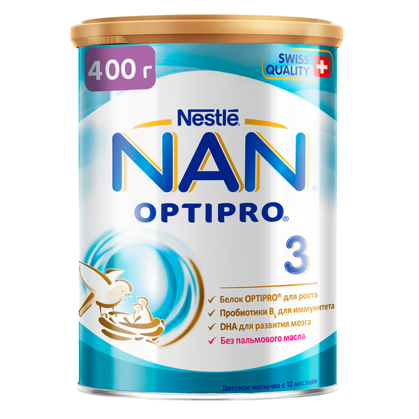 Нан-3 Optipro Молочная смесь 400 г